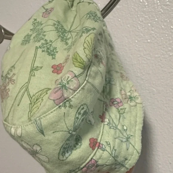 next Light Green Floral Hat for 3-6mo - Picture 6 of 8